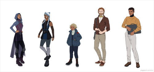 thegreencarousel:A character lineup I threw up quickly for a job application XD Featuring the civili