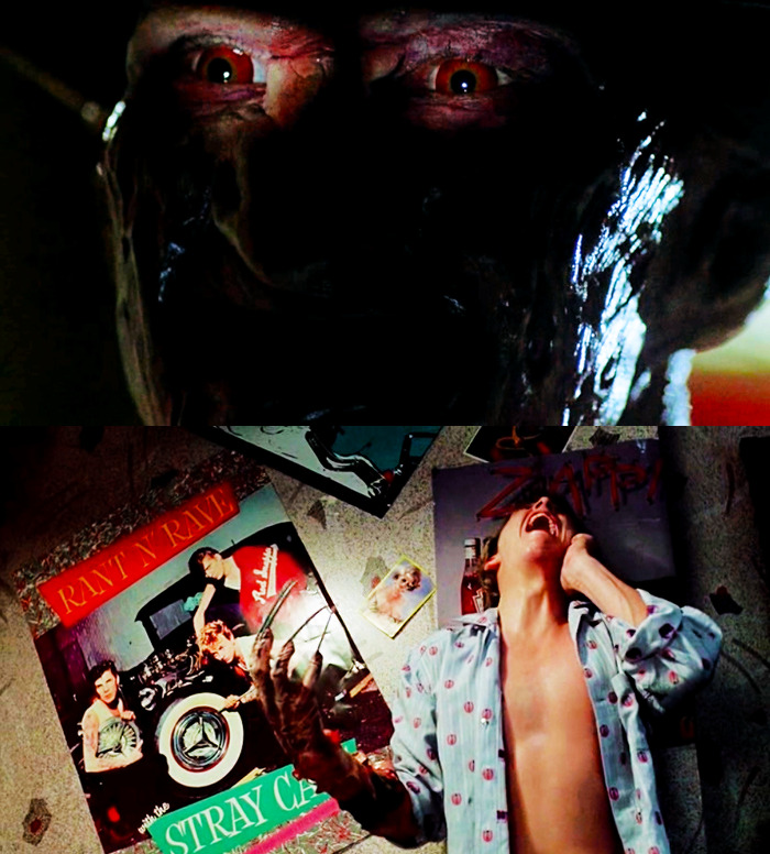 mamajupe:   Fred Krueger! He’s inside me, and he wants to take me again!  A Nightmare