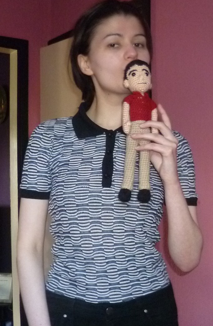 whereisthetown:  yellowlacostepoloshirt:  It’s my birthday and here I am with this