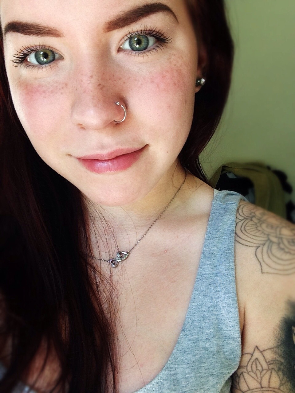 Just A Girl With Some Tattoo Freckles.