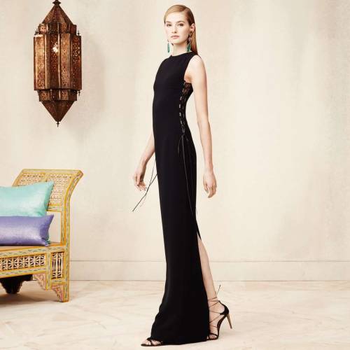 wantering-blog:Glamorous GownRalph Lauren Silk Lace-Up Alessandra Gown