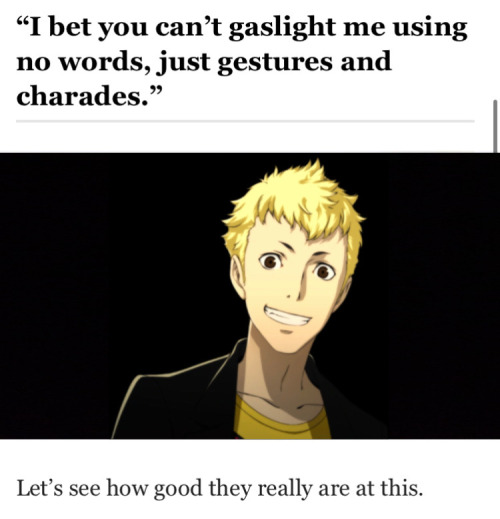 Persona 5 Royal + What To Say If Someone Is Gaslighting You