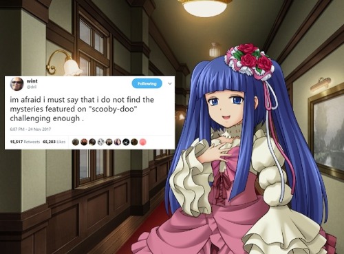 Umineko Dril Tweets: Part ThreePart one.  Part two. Catch them all at seadrils on twitter. Busy read