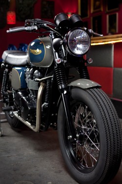 combustible-contraptions:  Triumph Brat | Tracker | Cafe | Alex | BAM 