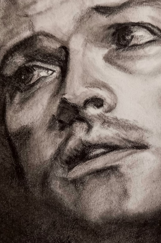I'm Not Really Sure How This Drawing Came About. I Watched A Video On Shadows And Edges In Figure Drawing