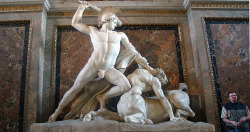 ultrawolvesunderthefullmoon:  Antonio Canova, “Theseus Fighting the Centaur” Marble, Kunsthistorisches Museum in Vienna