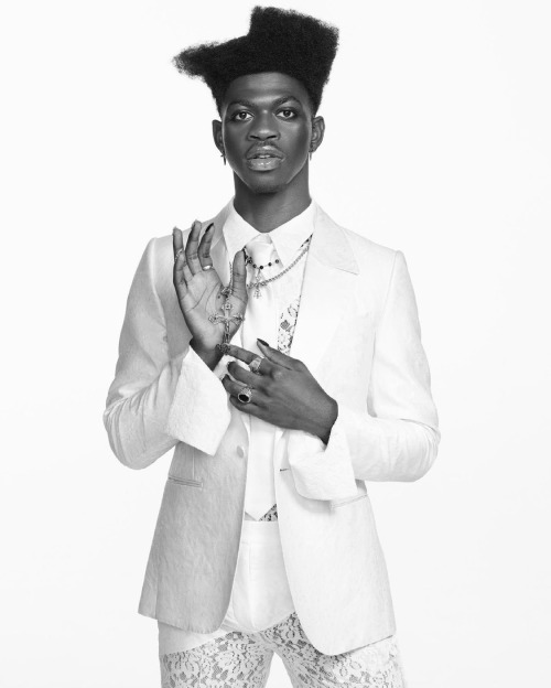 Lil Nas X Covers LUomo Vogue, July 2021