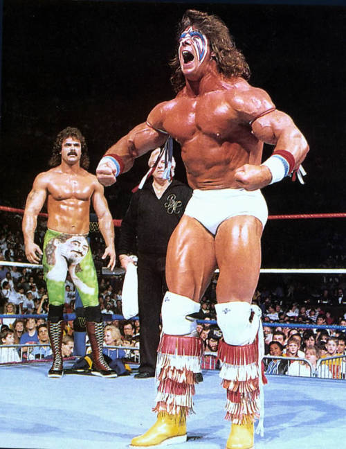 slang-king:  James Brian ‘Ultimate Warrior’ Hellwig June 16, 1959 – April 8, 2014   🚀