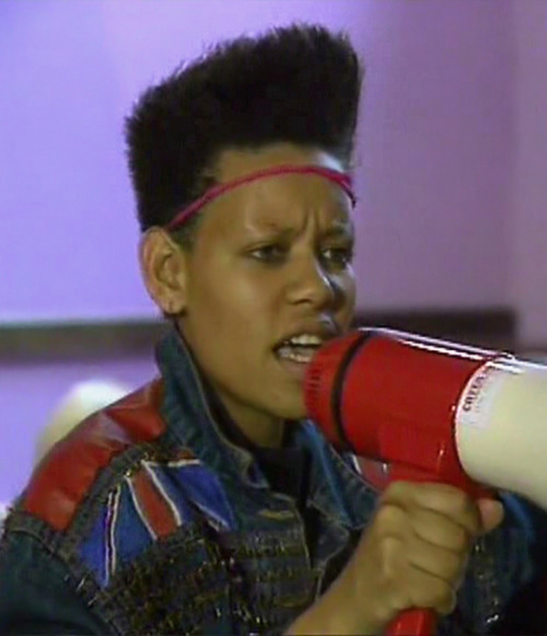 2othcentury:Beverley Palesa Ditsie at the first pride parade in South Africa, 1990