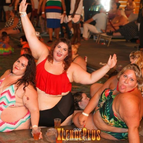 This about sums up fiesta night #xlenceplus #plushbbw #plushparty #plussize #plussizeswimwear #effyo