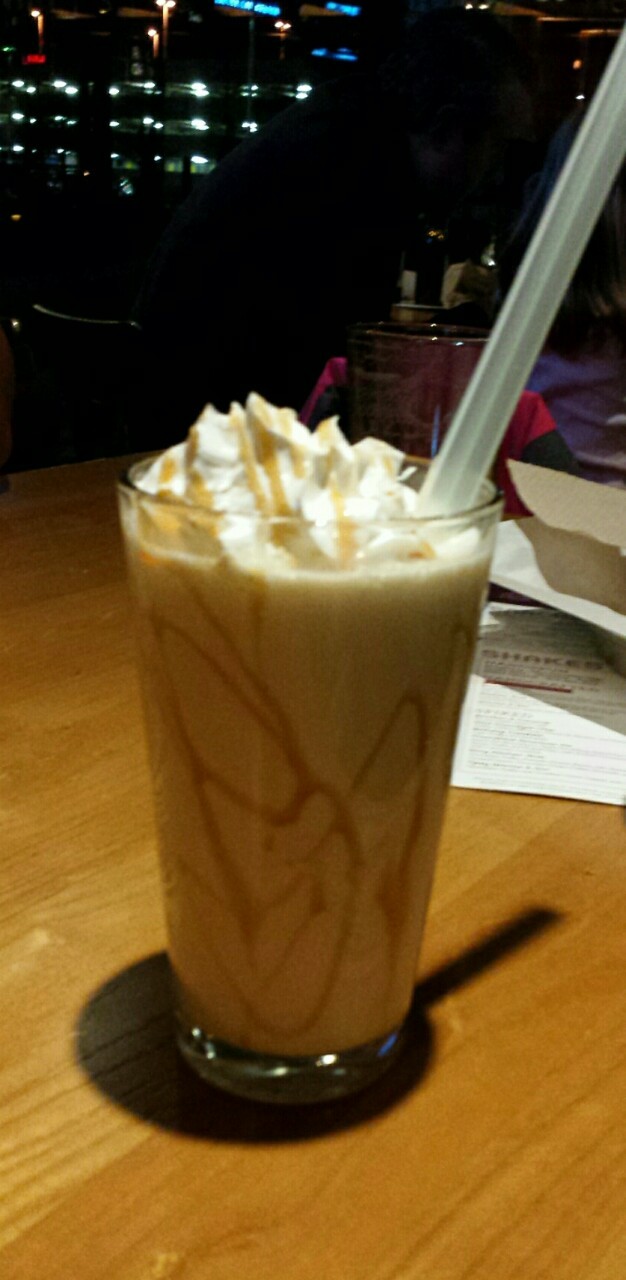 lascivious25:  sweet-as-whiskey:  Bourbon &amp; caramel handspun shake. Need