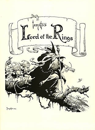 fortheloveofdccomics:  Frank Frazetta The Lord of the Rings 