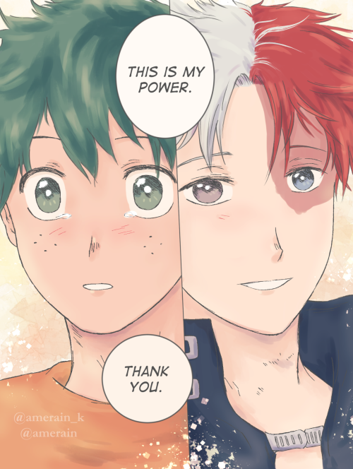 amerain: “Midoriya, thank you.”