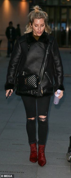 Mollie leaving the BBC Radio 1 studios (Part 1)