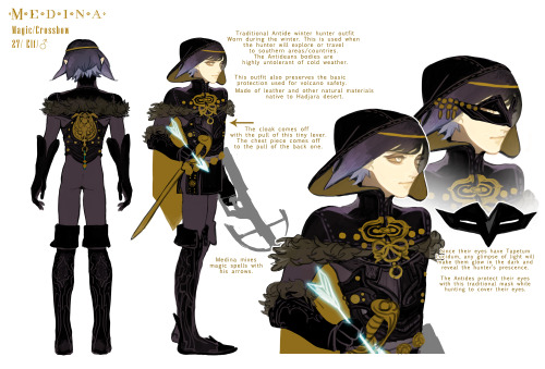 pepperonccini:I wanted to work on the desert elves world since a year ago when I joined Pixiv Fantas