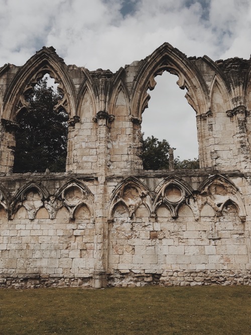 st mary&rsquo;s abbey, york.july 2020.