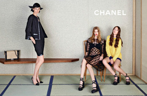 Karl Lagerfeld looks to Japan for inspiration for Chanel’s Spring 2013 Campaign. Models included are