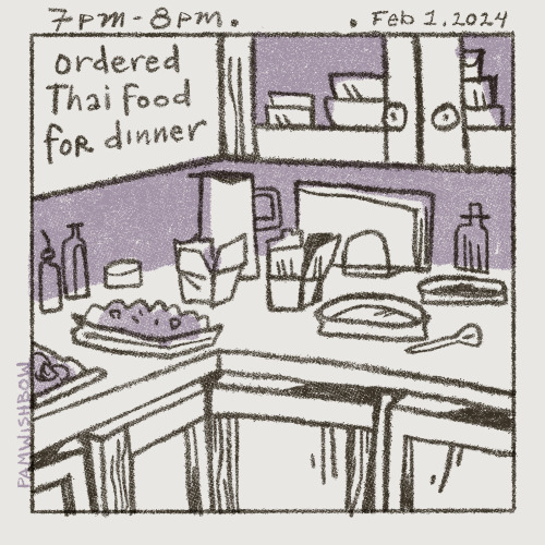 Hourly Comic Day 2024, A Relatively Quiet Day In The Wishbow House