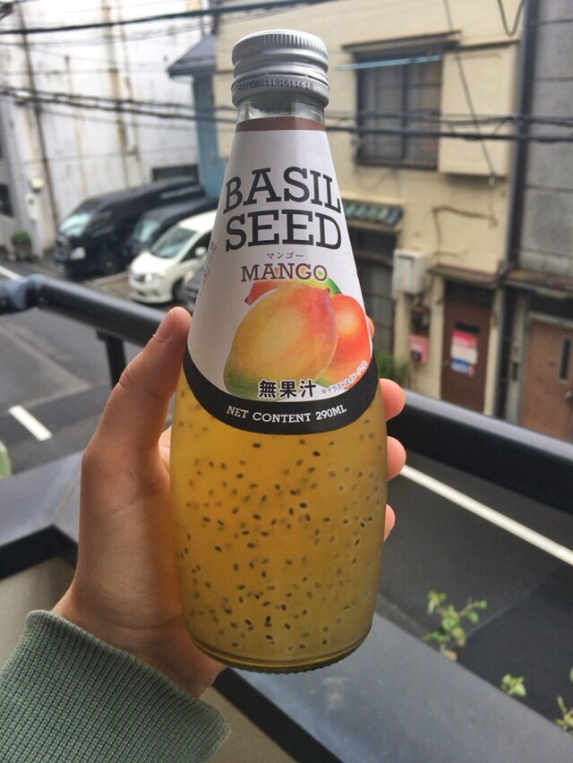 Shoku And Awe バジルシードマンゴージュース Basil Seed Mango Juice I D