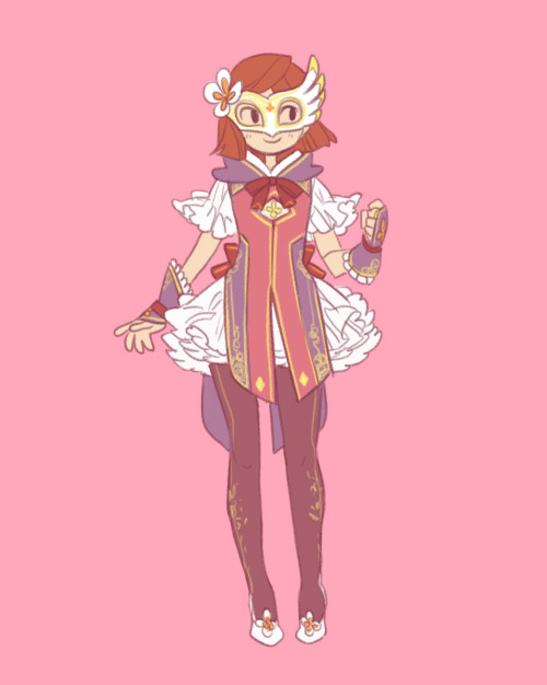 equesbelli:since i have lost control of my life and all here’s more magical girl au merrill is weari