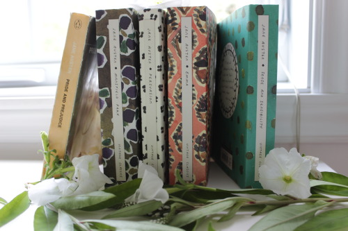 theproudbookthieffangirl:Almost completed my Jane Austen collection! &lt;3