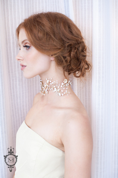 Statement pieces. Justine M Couture accessories. 