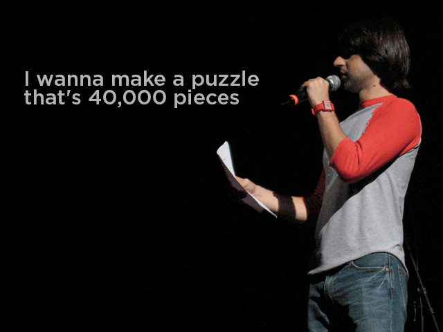 16 GIFs of Demetri Martin’s Best Bite-Sized Jokes
Demetri Martin’s jokes are designed to be sharpened, tiny nuggets of comedy. You shouldn’t have to do any heavy lifting, so sit back and let these GIFs do the work for you.