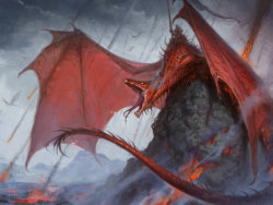 adventure-fantasy:   Red Dragon Mountby 000Fesbra000  