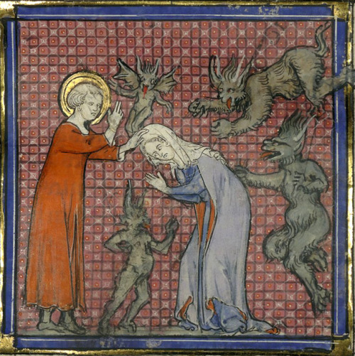 exorcismVincent of Beauvais, Miroir Histoire (Speculum Historiale), Paris c. 1332-1335BnF, Arsenal M