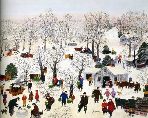 oz-lion: coelasquid: Grandma Moses was a famous American folk painter who exploded onto the global s