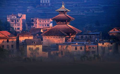 Morning at Panauti, Nepal