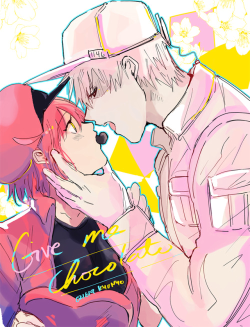 Happy Valentines~looks like it can be a doujinshi cover.&hellip;&hellip;too bad I’m tired of drawing
