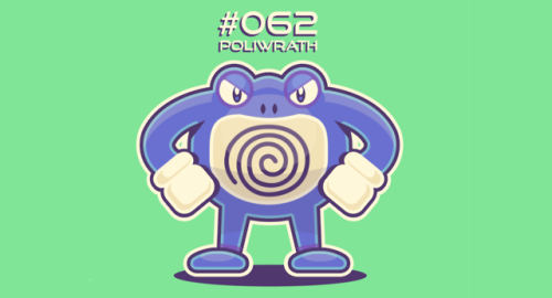 “Although an energetic, skilled swimmer that uses all of its muscles, it lives on dry land.“Poliwrat
