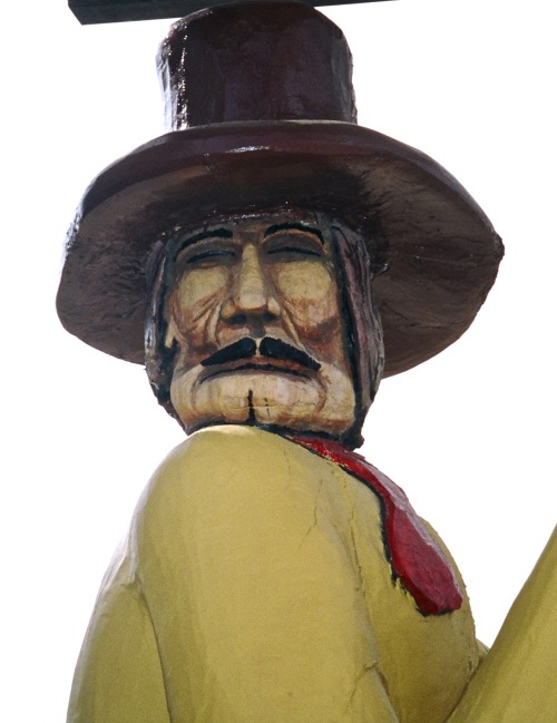 Vaquero? Wood Carving, Springer, New Mexico, 2006.