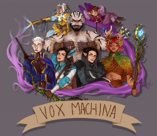 It’s late but here’s my #ThanksVoxMachina piece!still truly adore these lil beans & i miss them 