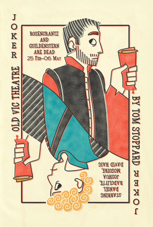 frannipan: mockup poster for rosencrantz and guildenstern are dead, which i haven’t seen but man i w