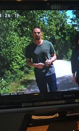 In the booth for Ep 4 of #marykillspeople and it is killing me! Timing is everything [X] Jay Ryan as