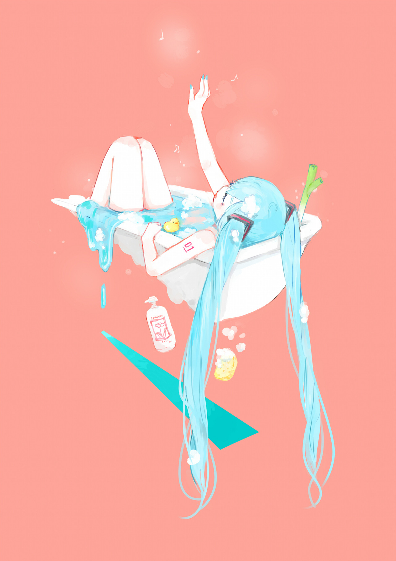 alchemi-yutuki-meisekimu:お風呂で鼻歌ミクさん