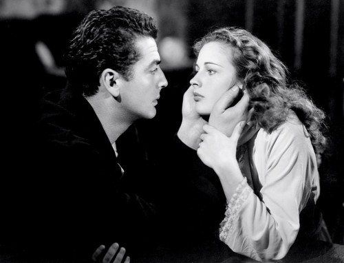 Victor Mature and Coleen Gray in the classic film noir Kiss of Death (Henry Hathaway, 1947). He&rsqu