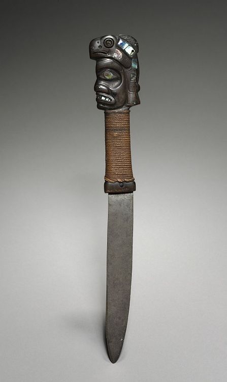 Fighting dagger Tlingit culture, (United States, North America), c. 1825-1830