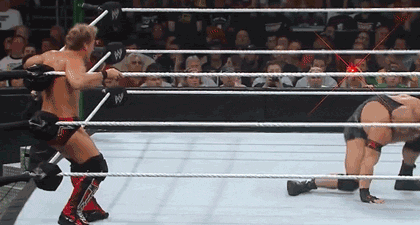 wrasslormonkey:  Slipped on his tears, no doubt