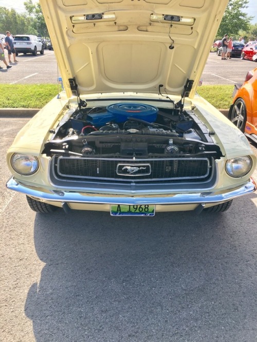 Sweet little 1968 Mustang in factory &ldquo;Meadowlark Yellow&rdquo; with a 289 and a Cruise-O-Matic