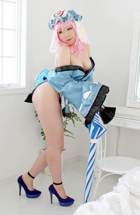 Touhou Project - Yuyuko Saigyouji (Race Queen) [Higurashi Rin] 1-7