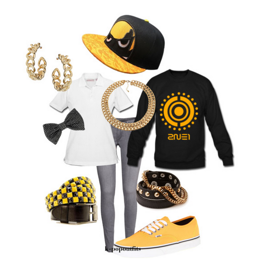 k-popoutfits:  2NE1 Outfit ☆Follow for more Kpop outfits like this☆ Find It On