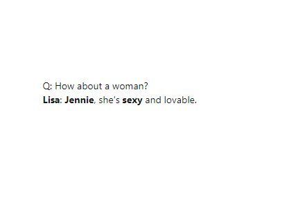 criminals-and-liarss: oooh, we knew lisa, we knew Lisa Manoban - the most devoted girlfriend ever