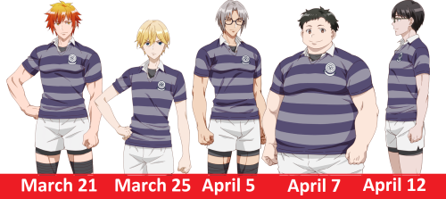 number24 Rugby Anime Adds 4 Cast Members