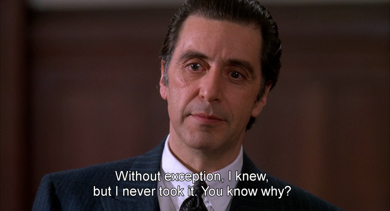 Al Pacino Scent Of A Woman Speech orator, ellokuent