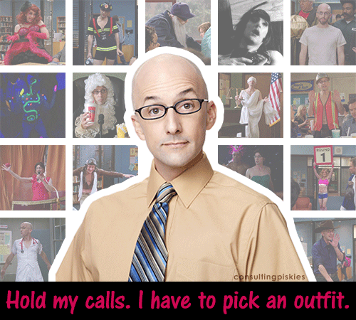 consultingpiskies:  Hold my calls. I have to pick an outfit.