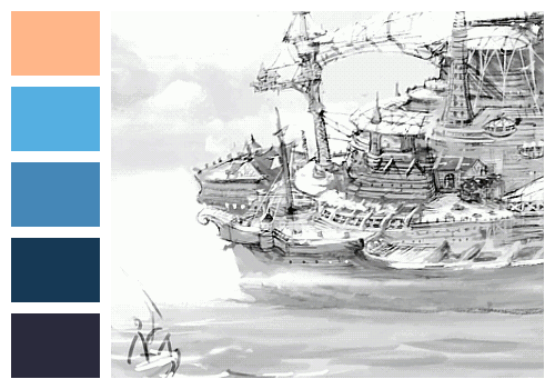 maribelhearn:  Luxendarc Scenery + Palettes↳ Caldisla, Grandship, & Istantal