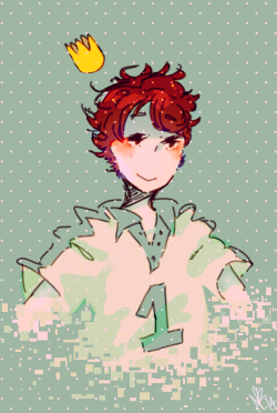 gigaprince:  redid an old oikawa picture from last year because it was bugging me